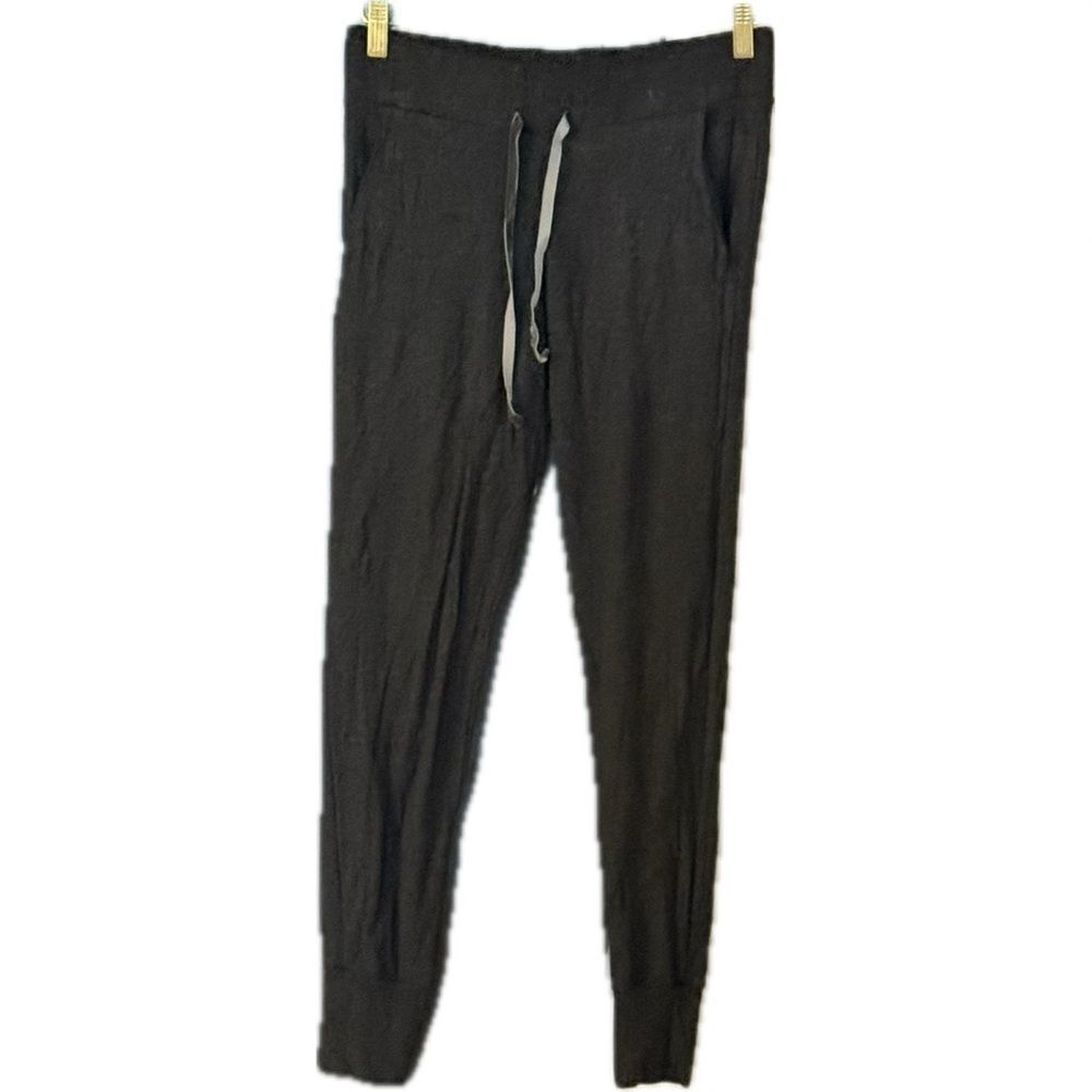 Victoria's Secret Black Track Pants with Tapered Leg